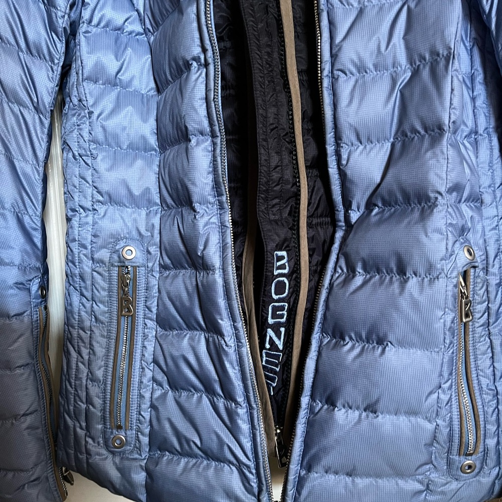 Bogner Ski Jacket Metallic Blue - Picture 4 of 16
